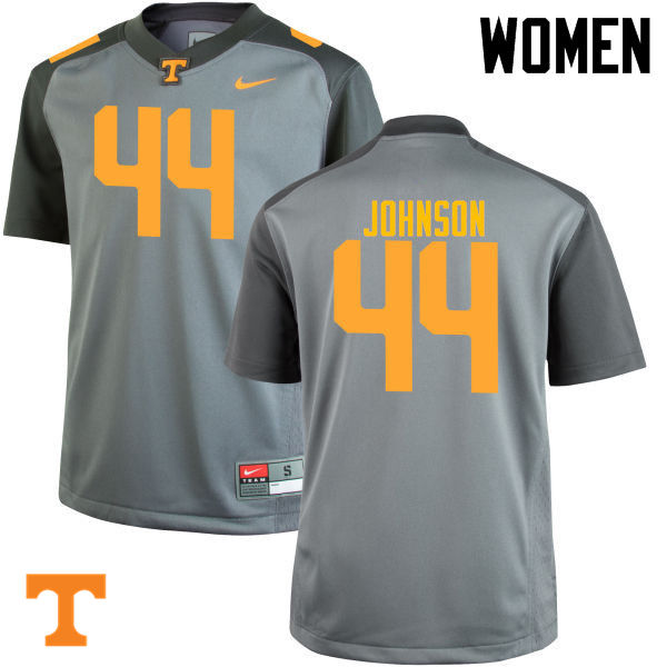 Women #44 Jakob Johnson Tennessee Volunteers College Football Jerseys-Gray